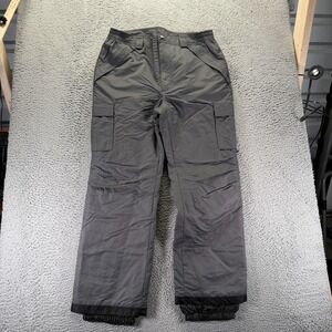 Iceburg Snowpants Mens XL Gray Polyester Ski Insulated Outerwear Snowboarding